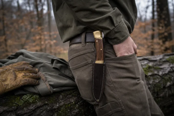 Editorial image for The Backup Knife in Forty Pounds of Pack for a Three-Hour Sit