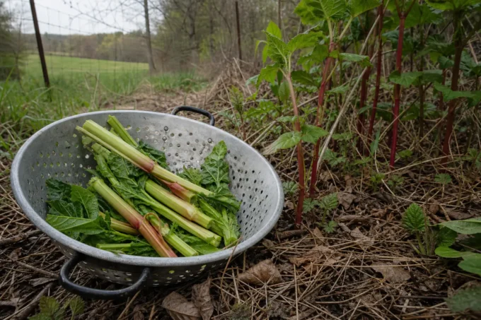 Great-Grandfather’s Leather Folder, Recipe No. 17: Poke Sallet