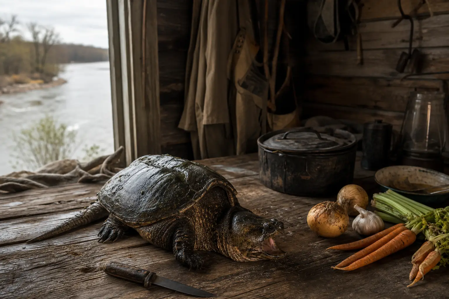 Great-Grandfather’s Leather Folder, Recipe No. 4: Snapping Turtle Soup