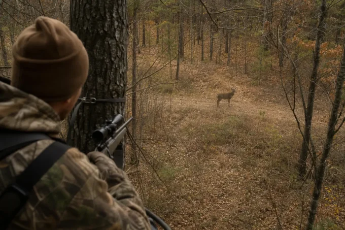 Editorial image for The Second Buck and the Shot That Finally Wasn't a Bench Shot in I Practiced on a Bench All Summer and Couldn’t Hold Steady From a Treestand