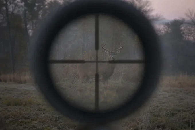 Editorial image for Opening Morning, One Hundred and Forty Yards in The Rifle Cost Nine Hundred Dollars. The Scope on Top of It Cost Forty.