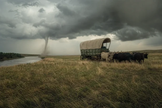 Editorial image for The Problem in The Sky Turns Green and the Hail Flattens the Prairie. Now Hide Your Family Where There Is Nothing to Hide Behind.