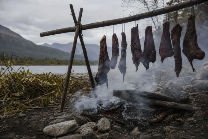 Editorial image for The Meat Does Not Care About Your Plans in You Smoke a Deer by Hand, One Damp Chip at a Time, Because Ice Is a Thousand Miles Behind You