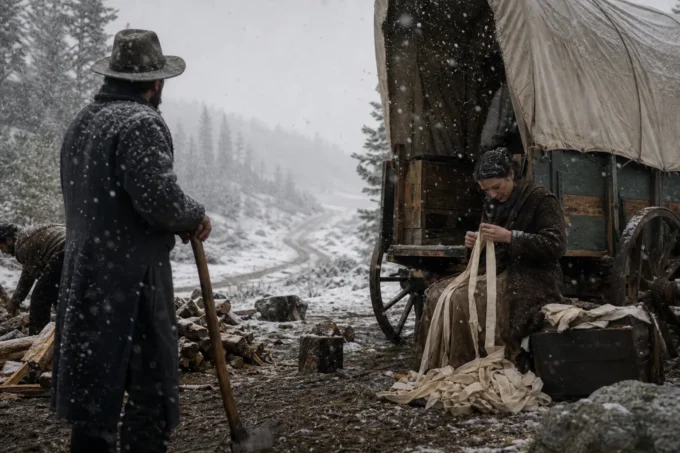 Editorial image for The Snow Starts at Noon and Stops Being Weather in The Snow Closes the Pass at Noon and Tries to Starve You to Death. Now Keep Everybody Alive Until It Opens.