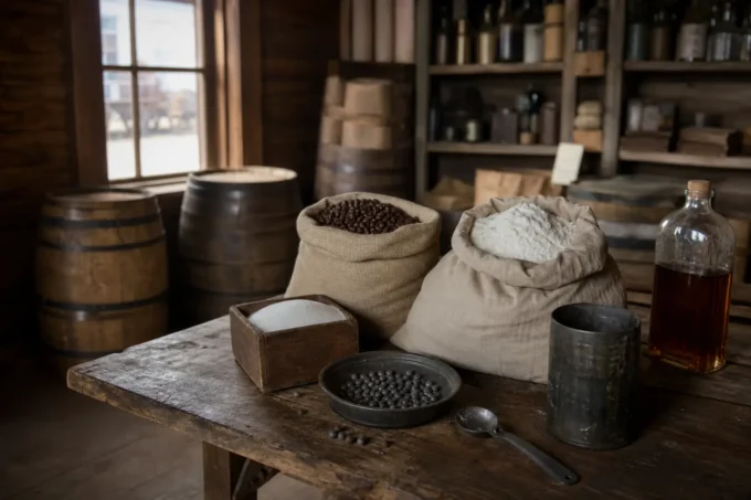 Editorial image for The problem is arithmetic, and the arithmetic does not care how tired you are. in You Arrive at Fort Laramie With Seven Dollars and an Empty Flour Barrel. Now Trade Your Way to Bridger.