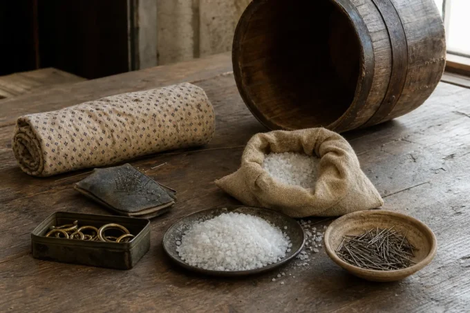 Editorial image for So you barter, because barter is the only currency that does not run out. in You Arrive at Fort Laramie With Seven Dollars and an Empty Flour Barrel. Now Trade Your Way to Bridger.