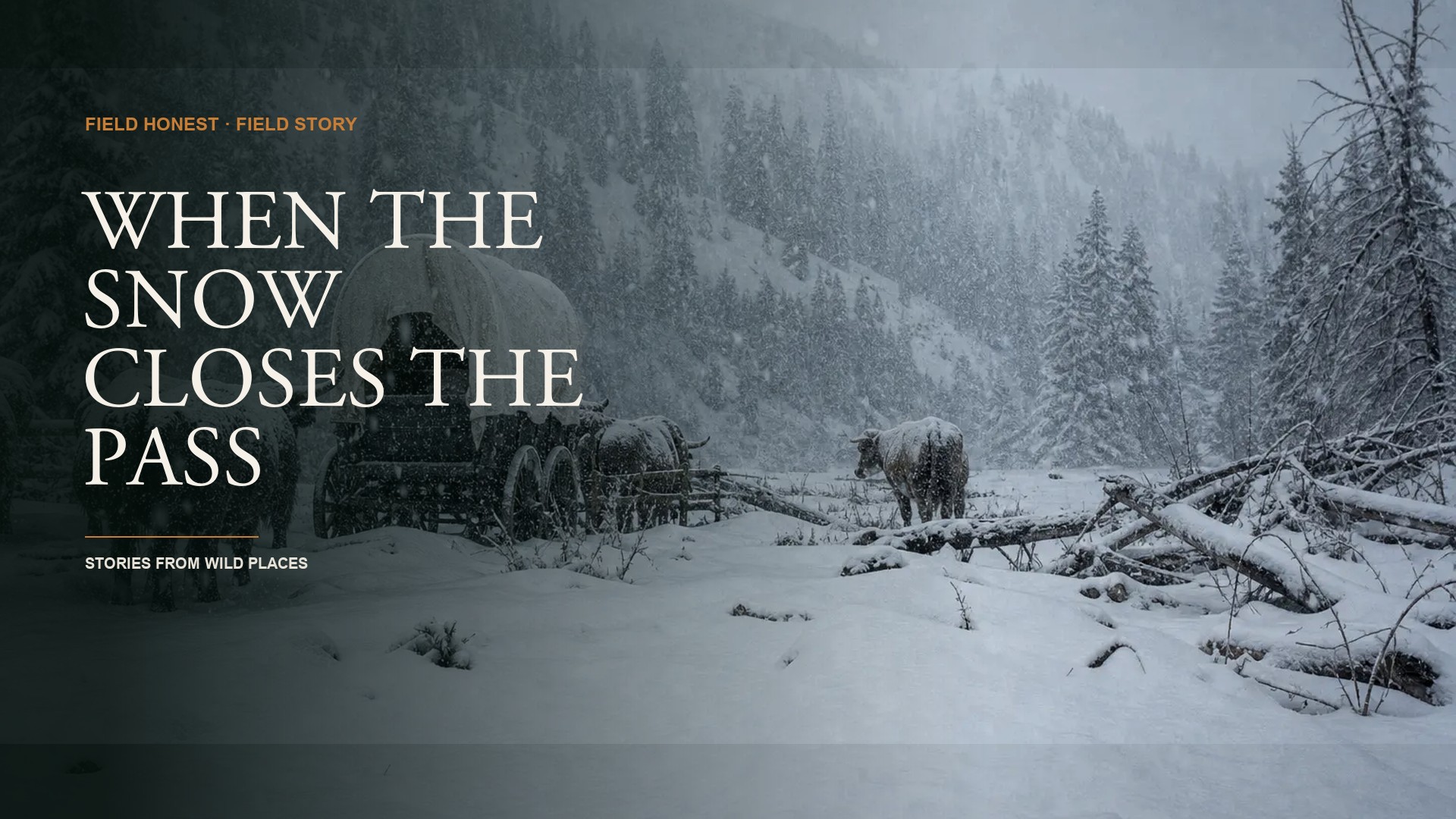 The Snow Closes the Pass at Noon and Tries to Starve You to Death. Now Keep Everybody Alive Until It Opens.