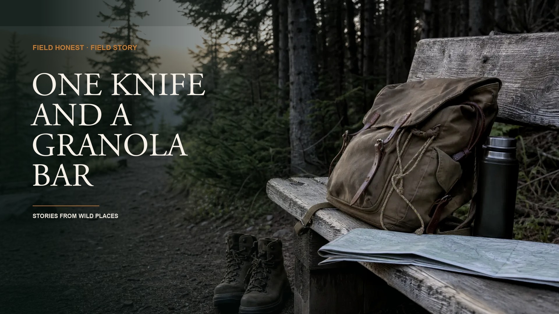 I Started With a 38-Pound Pack and Ended Up With One Knife and a Granola Bar episode artwork