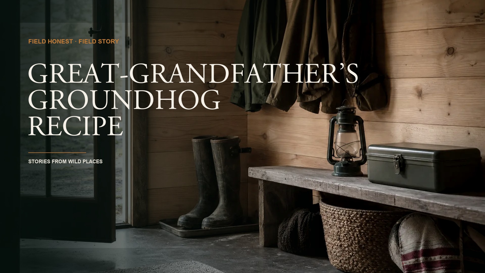 Great-Grandfather’s Leather Folder, Recipe No. 7: Groundhog episode artwork